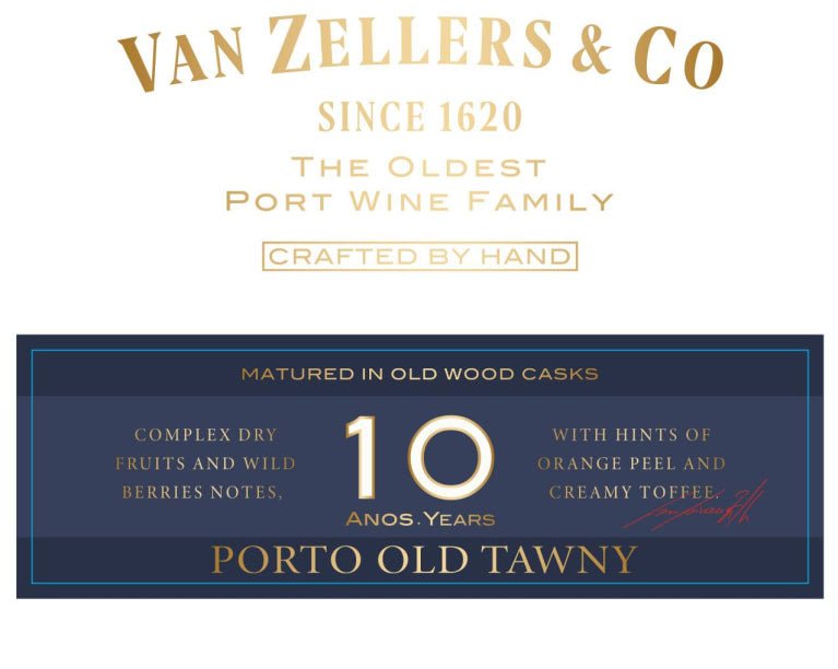 Van Zellers & Co 10 Y.O Tawny Port - Grape & Bean