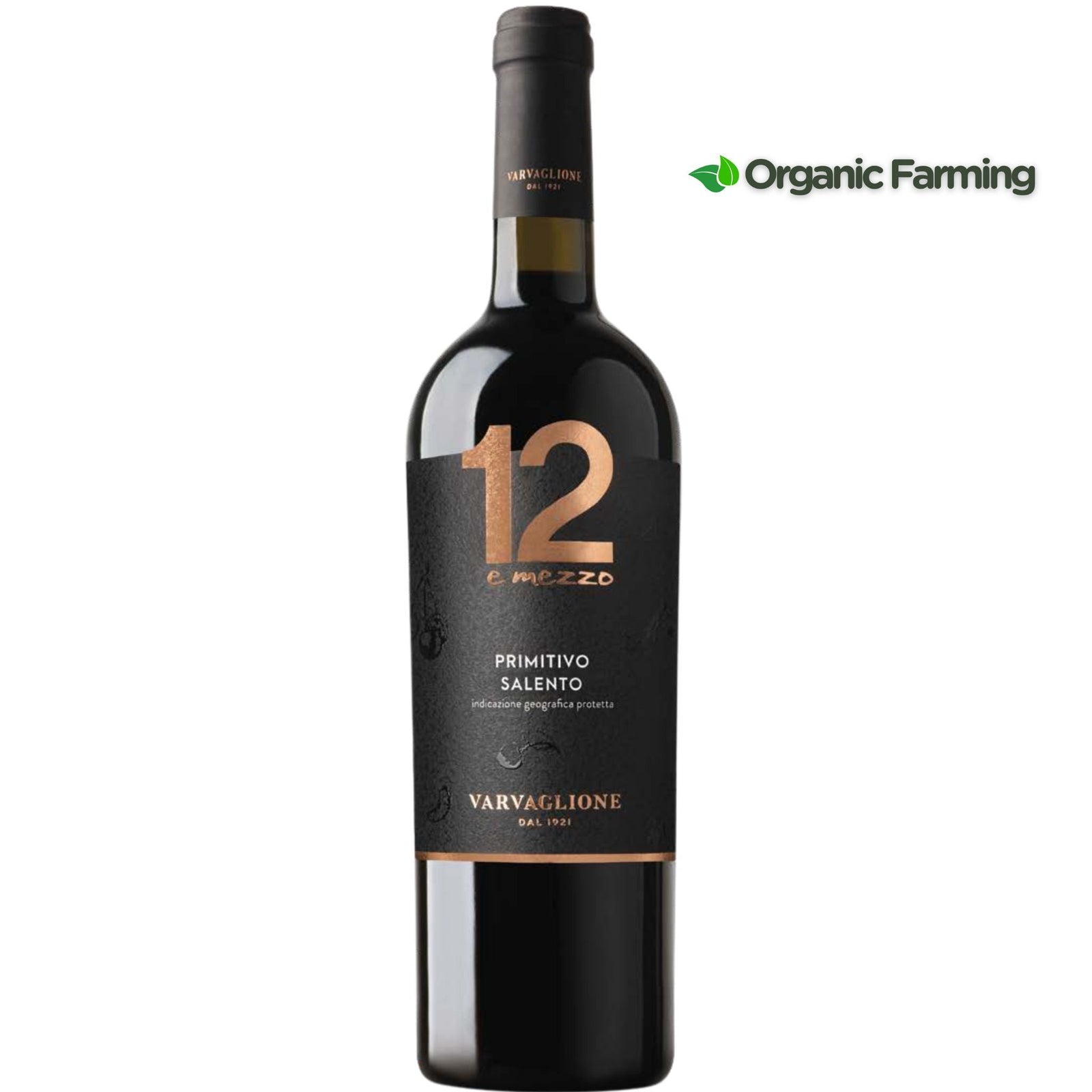 Varvaglione 12 e Mezza Primitivo del Salento Puglia Italy - Grape & Bean
