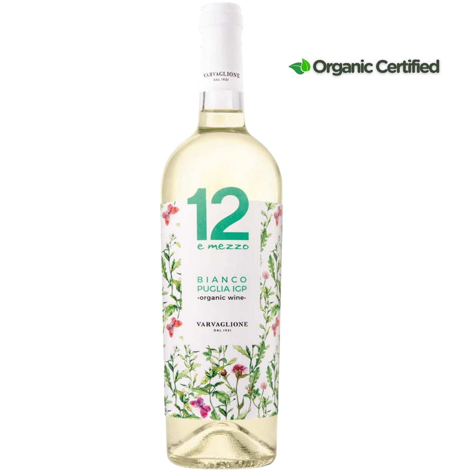 Varvaglione 12 e Mezzo Organic Bianco Puglia Italy - Grape & Bean
