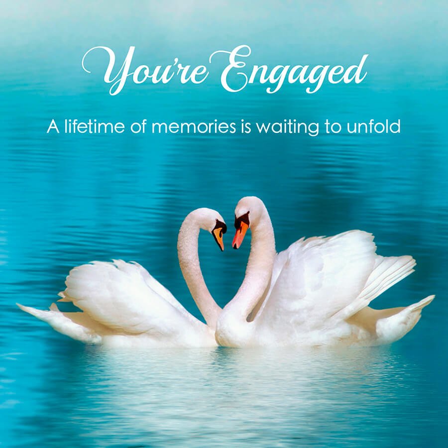 You're Engaged - Engagement Card - Grape & Bean